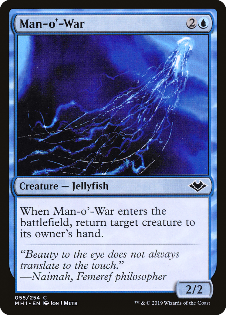 Man-o'-War (MH1-055) - Modern Horizons Foil