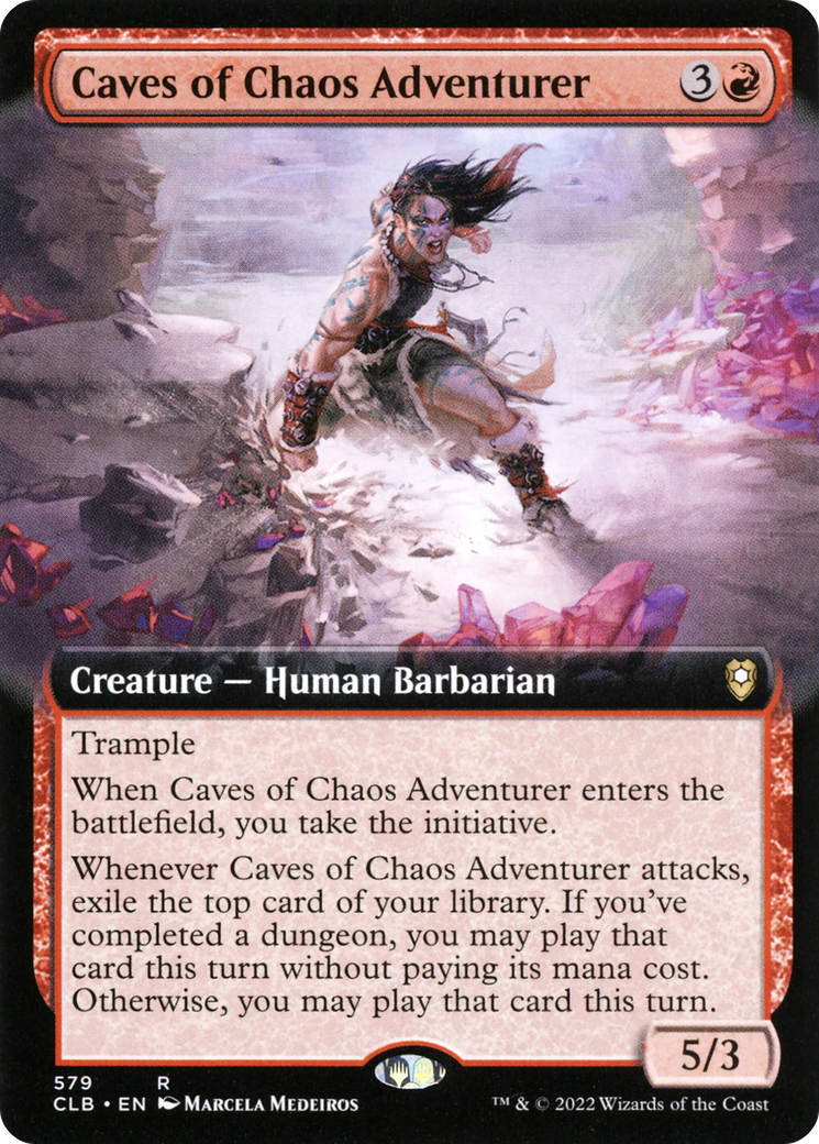 Caves of Chaos Adventurer (CLB-579) - Commander Legends: Battle for Baldur's Gate: (Extended Art)