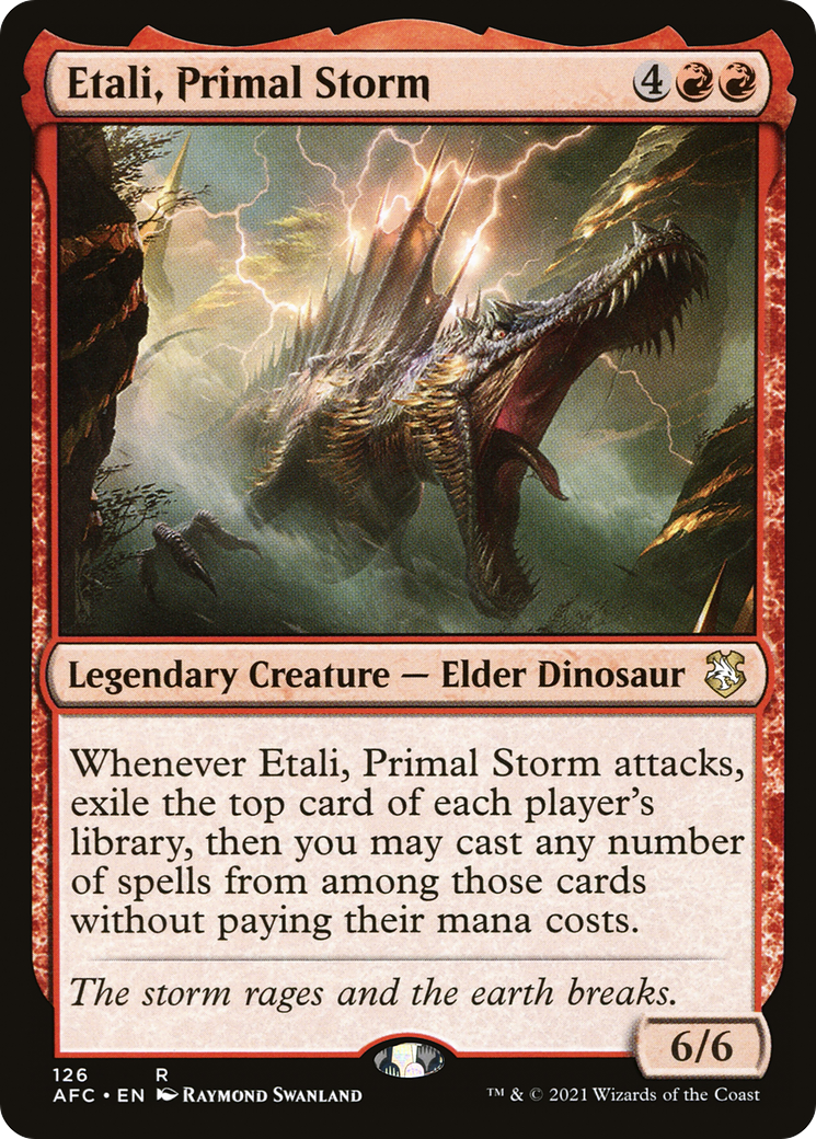 Etali, Primal Storm (AFC-126) - Forgotten Realms Commander