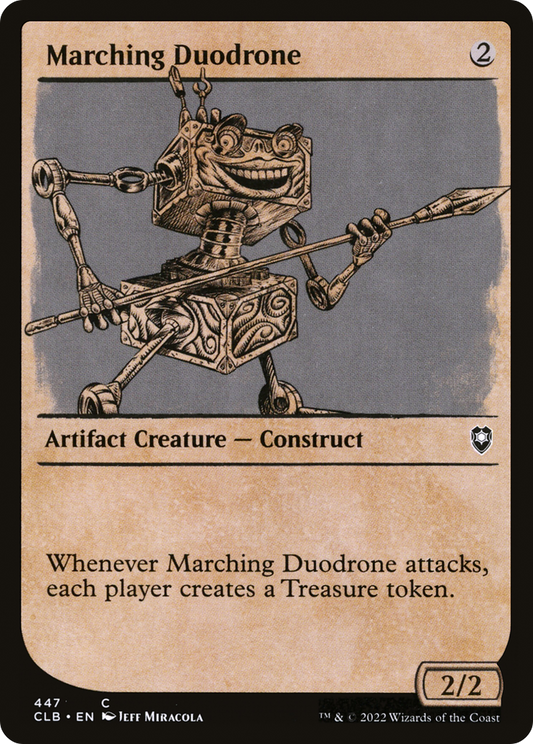 Marching Duodrone (CLB-447) - Commander Legends: Battle for Baldur's Gate: (Showcase) Foil