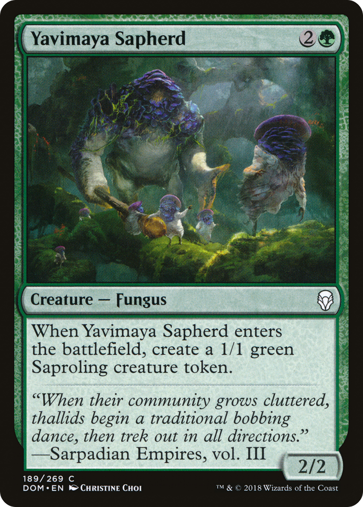 Yavimaya Sapherd  (DOM-189) - Dominaria Foil