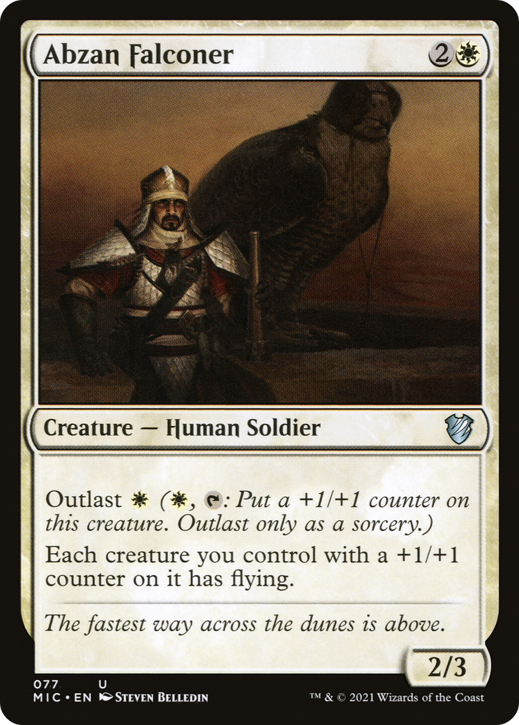 Abzan Falconer (MIC-077) - Midnight Hunt Commander