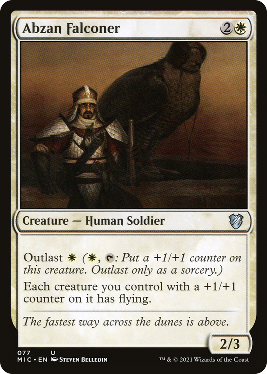 Abzan Falconer (MIC-077) - Midnight Hunt Commander