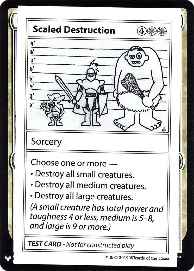 Scaled Destruction (CMB1-012) - Mystery Booster Playtest Cards 2019