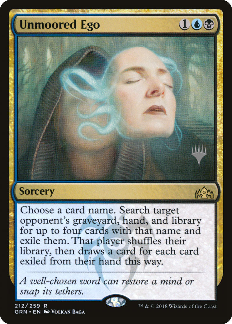 Unmoored Ego (PPTHB-212P) - Guilds of Ravnica Promos (Promo Pack)