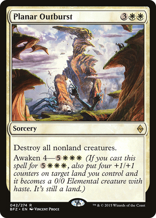 Planar Outburst (BFZ-042) - Battle for Zendikar