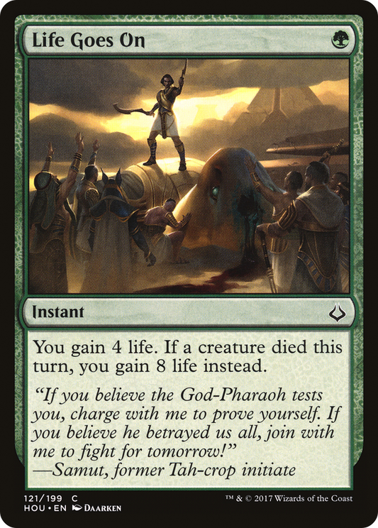 Life Goes On (HOU-121) - Hour of Devastation Foil