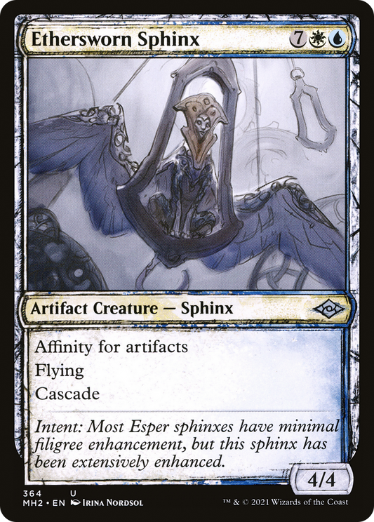Ethersworn Sphinx (Showcase) (MH2-364) - Modern Horizons 2: (Showcase) Foil