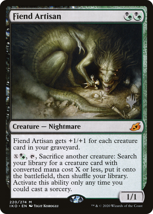 Fiend Artisan (PPIKO-220P) - Ikoria: Lair of Behemoths Promos (Promo Pack)