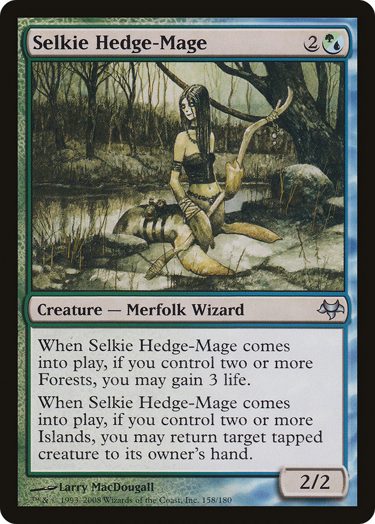 Selkie Hedge-Mage (EVE-158) - Eventide Foil