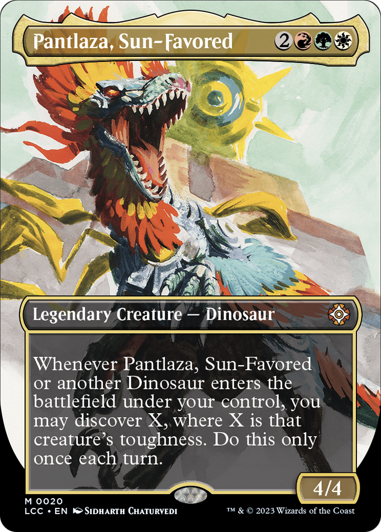 Pantlaza, Sun-Favored (LCC-020) - The Lost Caverns of Ixalan Commander (Borderless)