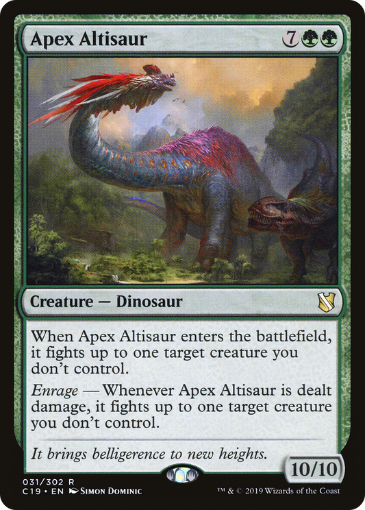 Apex Altisaur (C19-031) - Commander 2019