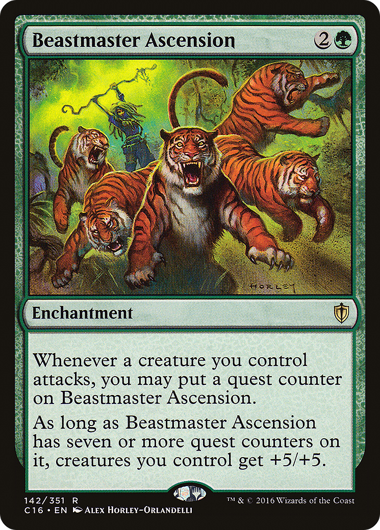 Beastmaster Ascension (C16-142) - Commander 2016