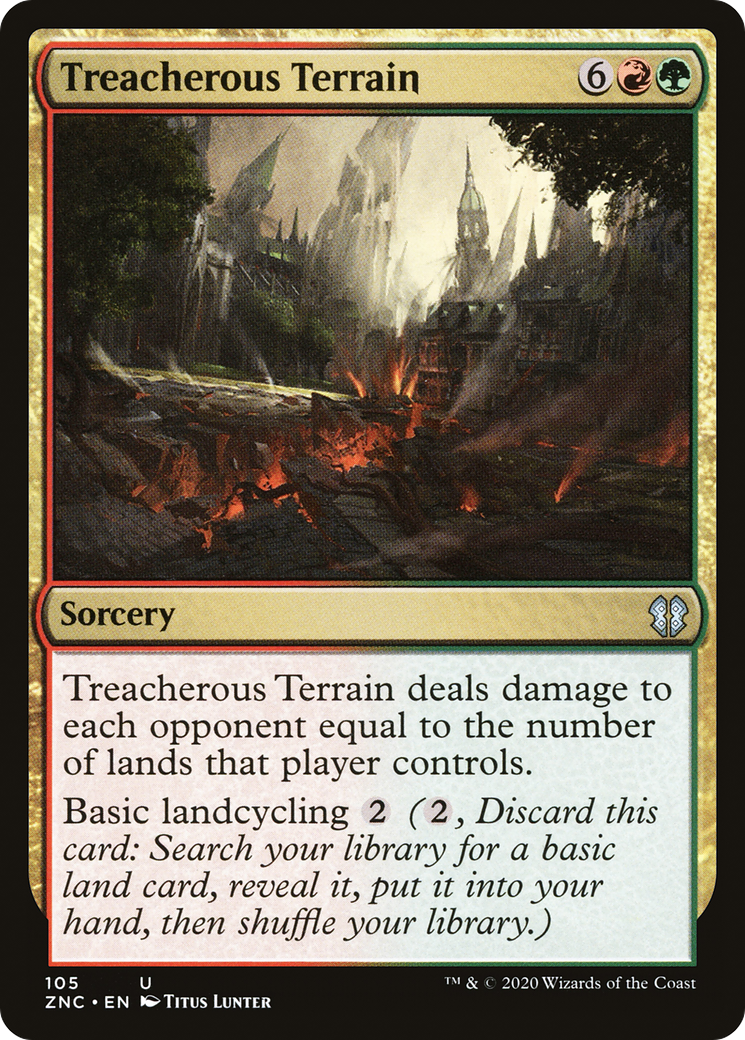 Treacherous Terrain (ZNC-105) - Zendikar Rising Commander