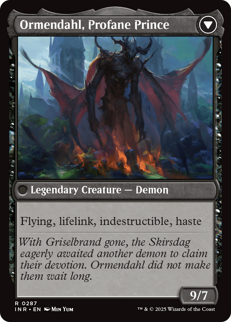 Westvale Abbey // Ormendahl, Profane Prince  (INR-287) - Innistrad Remastered Foil