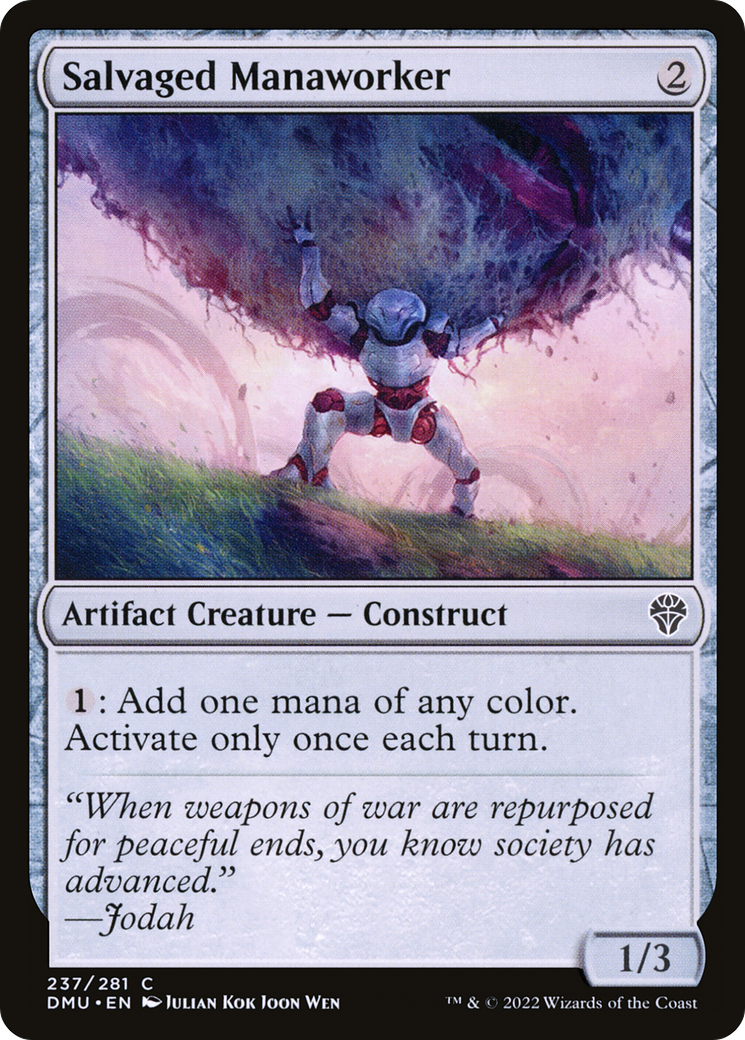 Salvaged Manaworker (DMU-237) - Dominaria United