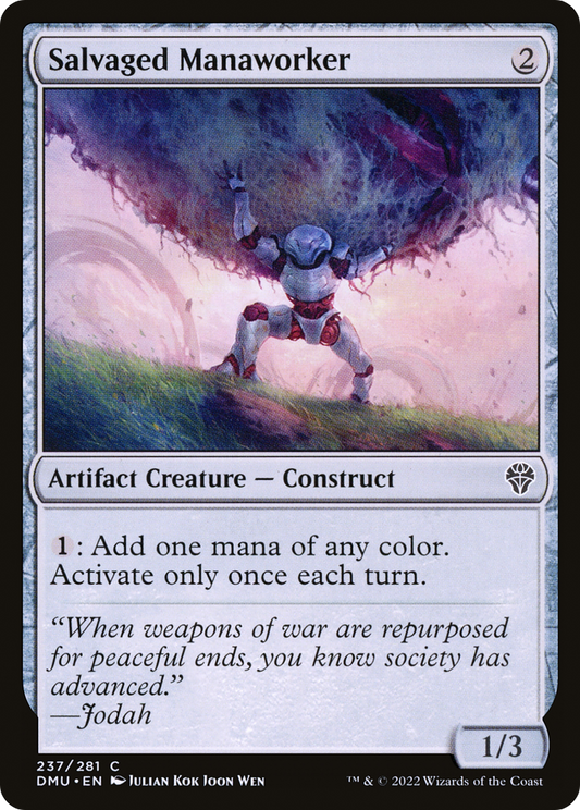 Salvaged Manaworker (DMU-237) - Dominaria United