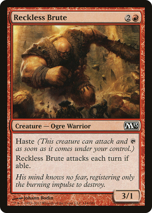 Reckless Brute (M13-144) - Magic 2013 Foil