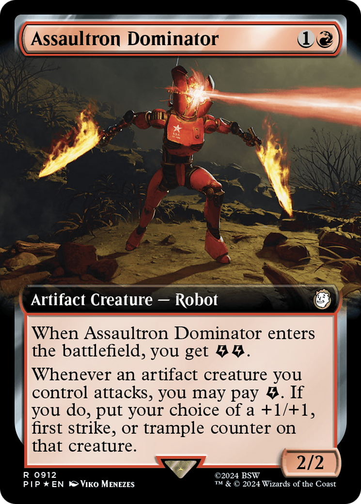 Assaultron Dominator (PIP-912) - Fallout: (Extended Art) Foil