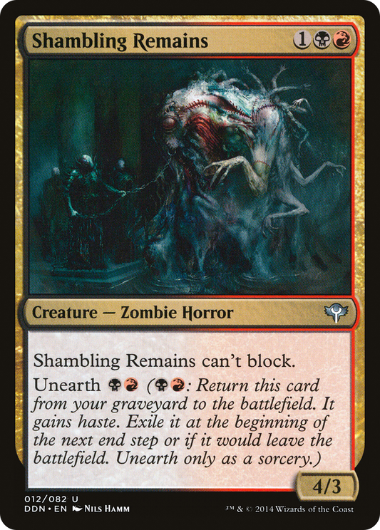 Shambling Remains (DDN-012) - Duel Decks: Speed vs. Cunning