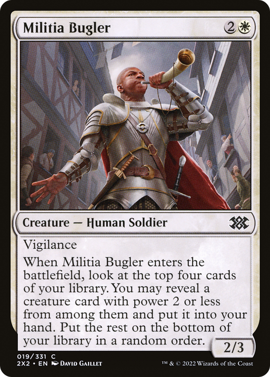 Militia Bugler (2X2-019) - Double Masters 2022