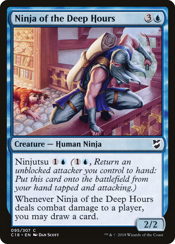 Ninja of the Deep Hours (C18-095) - Commander 2018