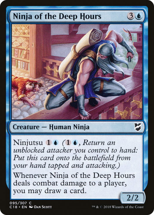 Ninja of the Deep Hours (C18-095) - Commander 2018