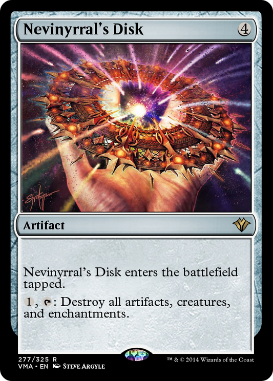 Nevinyrral's Disk (VMA-277) - Vintage Masters