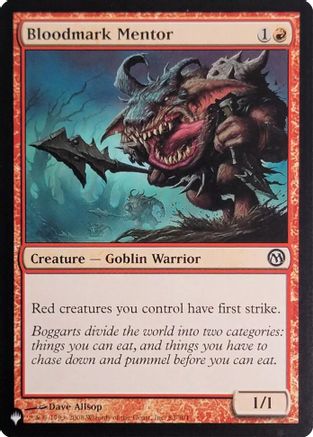 Bloodmark Mentor (83) (LIST-83/301) - The List Reprints