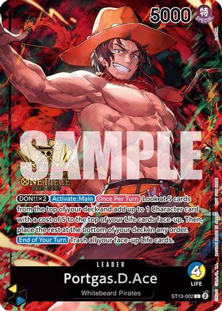 Portgas.D.Ace (2nd Anniversary Tournament) (ST13-002) - One Piece Promotion Cards