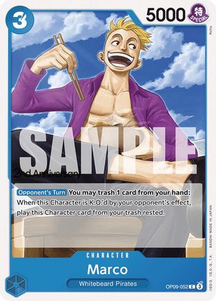 (OP09-052) Marco - Emperors in the New World: 2nd Anniversary Tournament Cards Normal