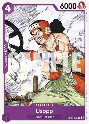 (OP09-063) Usopp (063) - Emperors in the New World: 2nd Anniversary Tournament Cards Normal