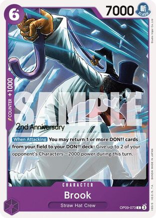 (OP09-073) Brook (073) - Emperors in the New World: 2nd Anniversary Tournament Cards Normal