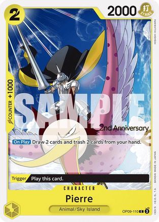 (OP09-110) Pierre - Emperors in the New World: 2nd Anniversary Tournament Cards Normal
