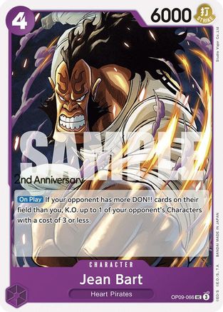 (OP09-066) Jean Bart - Emperors in the New World: 2nd Anniversary Tournament Cards Normal