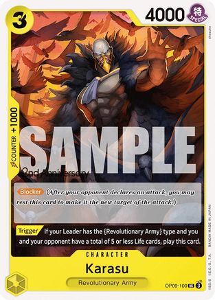 (OP09-100) Karasu - Emperors in the New World: 2nd Anniversary Tournament Cards Normal