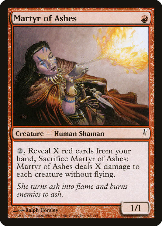 Martyr of Ashes (CSP-092) - Coldsnap Foil