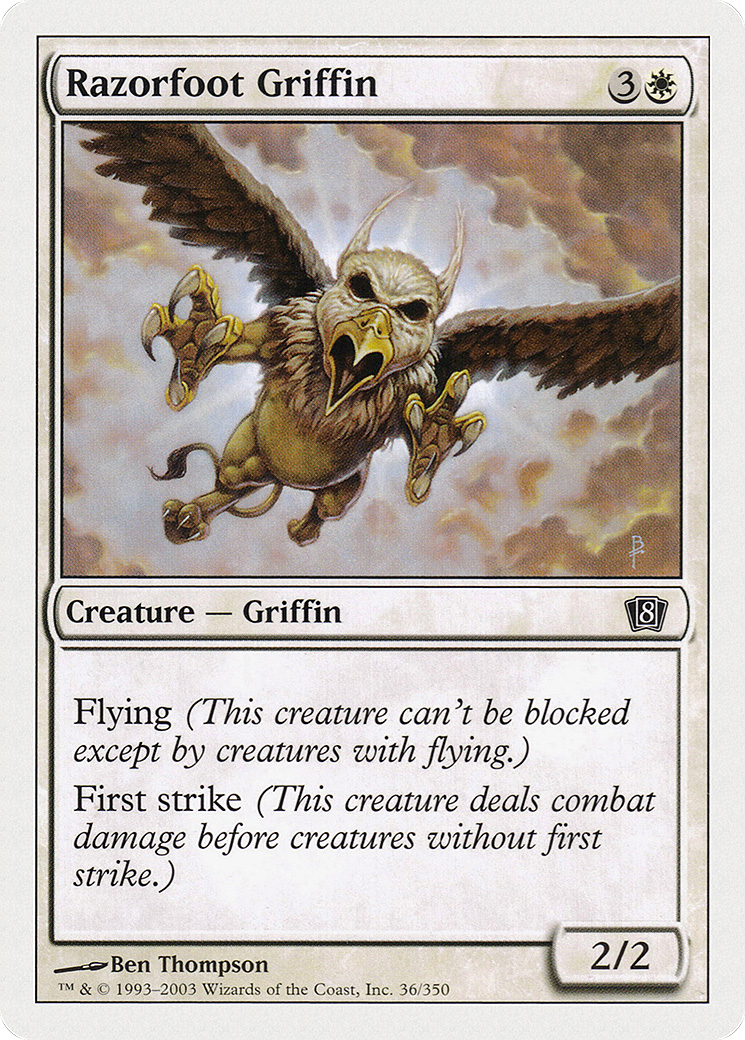 Razorfoot Griffin (8ED-036) - Eighth Edition