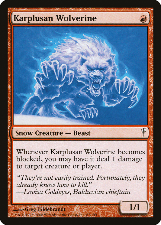 Karplusan Wolverine (CSP-087) - Coldsnap