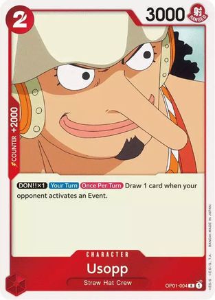 (OP01-004) Usopp - One Piece Demo Deck Cards - Normal
