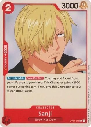 Sanji (OP01-013) - One Piece Demo Deck Cards