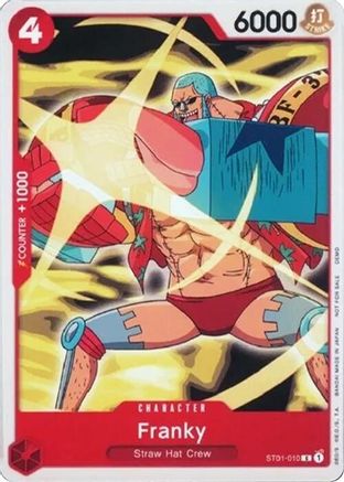 (ST01-010) Franky (010) - One Piece Demo Deck Cards Normal