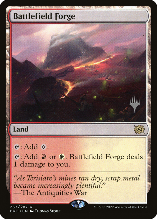 Battlefield Forge (PPBRO-257P) - The Brothers' War Promos (Promo Pack) Foil