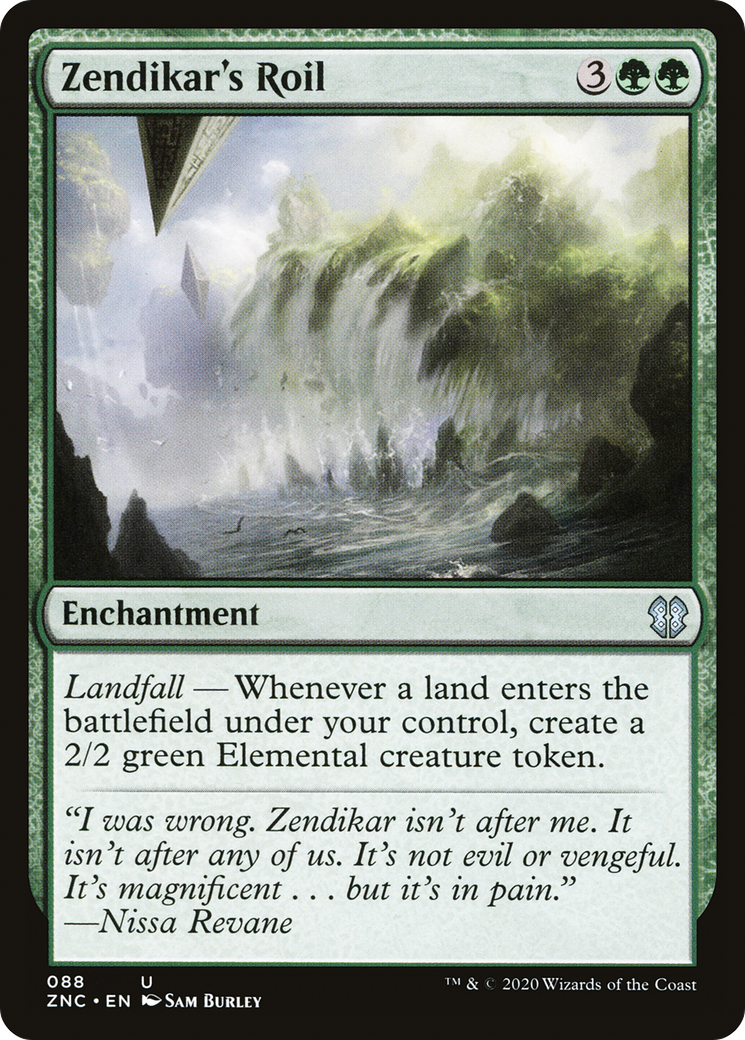 Zendikar's Roil (ZNC-088) - Zendikar Rising Commander