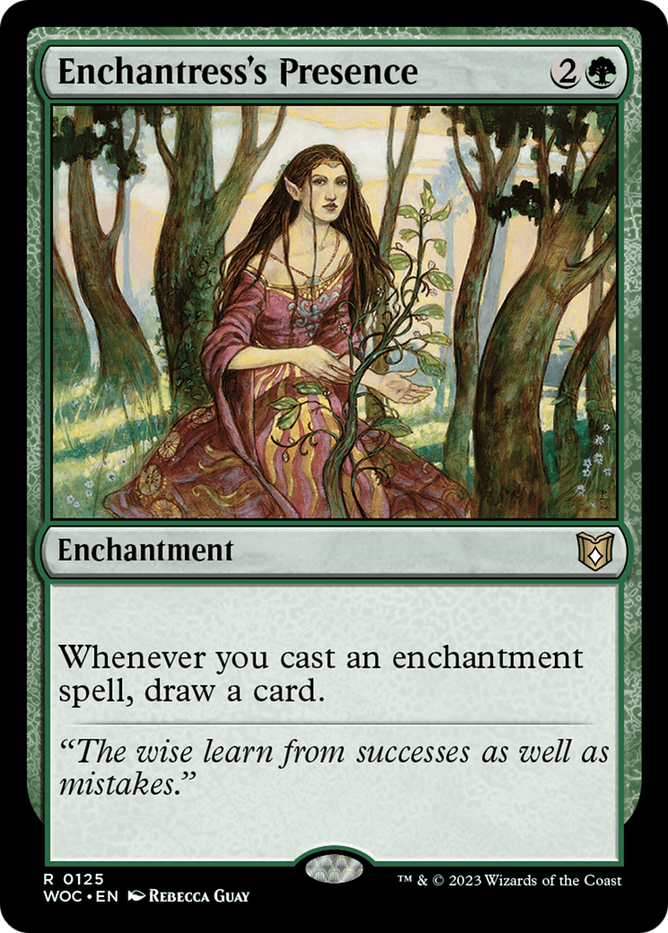 Enchantress's Presence (WOC-125) - Wilds of Eldraine Commander