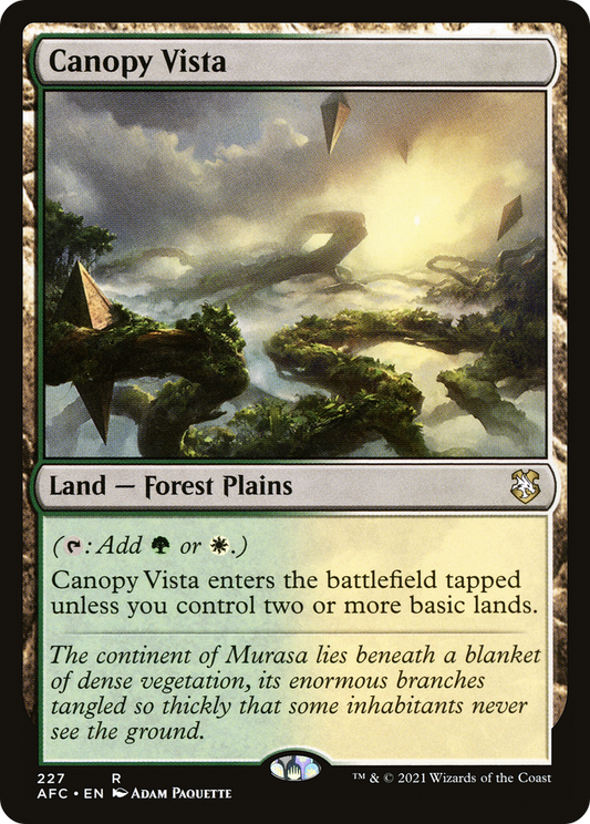 Canopy Vista (AFC-227) - Forgotten Realms Commander