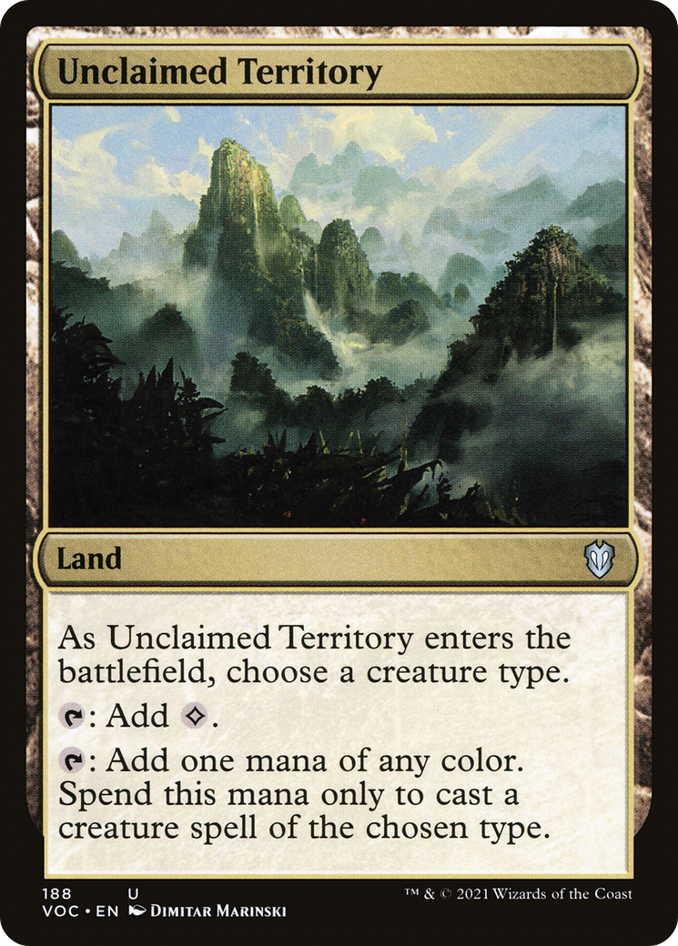 Unclaimed Territory (VOC-188) - Crimson Vow Commander