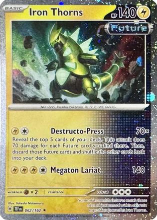 Iron Thorns 062/162 - Miscellaneous Cards & Products Holofoil - Rare