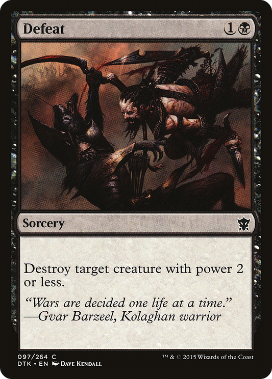 Defeat (DTK-097) - Dragons of Tarkir