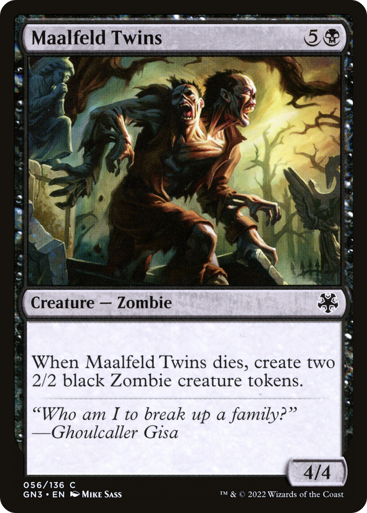 Maalfeld Twins (GN3-056) - Game Night: Free-for-All